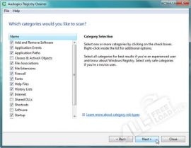 Auslogics Registry Cleaner